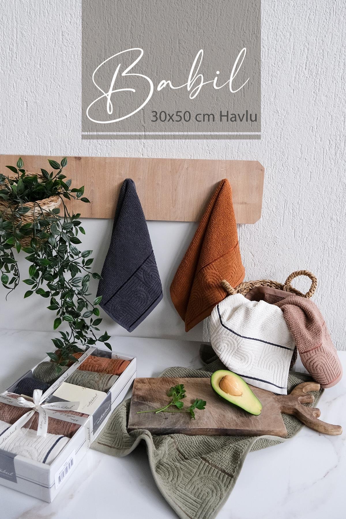 Babil 30x50 cm 5'li Havlu Seti