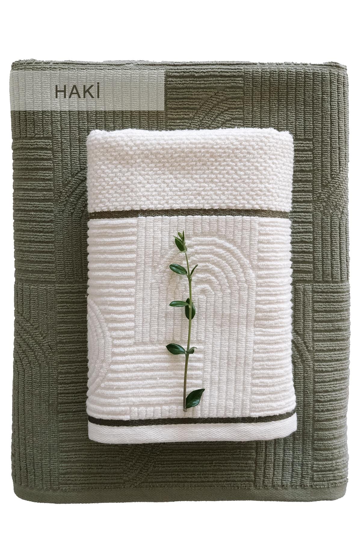 Babil Havlu Seti Haki (50x90*90x150 cm)