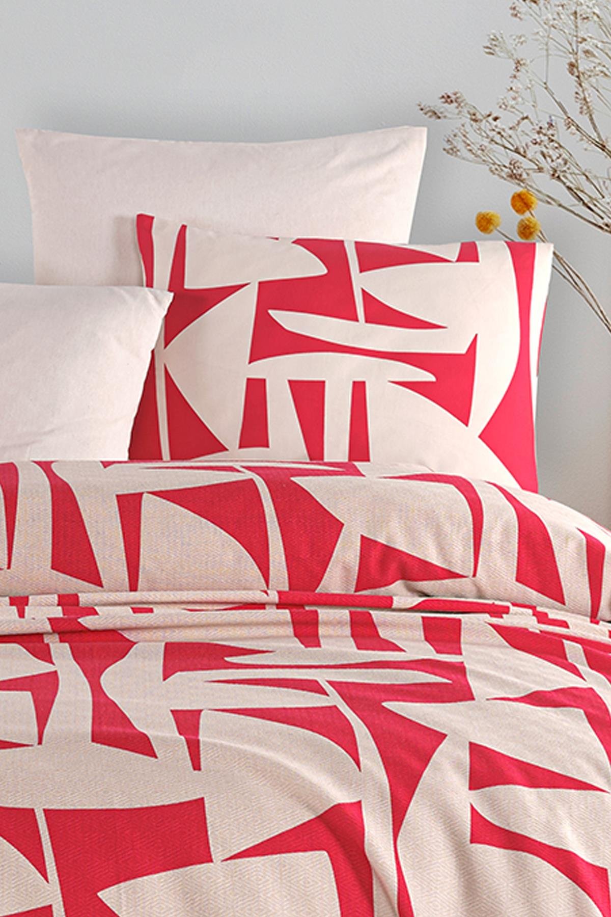 Cotton Life Çift Kişilik Pike Takımı Marvin Coral