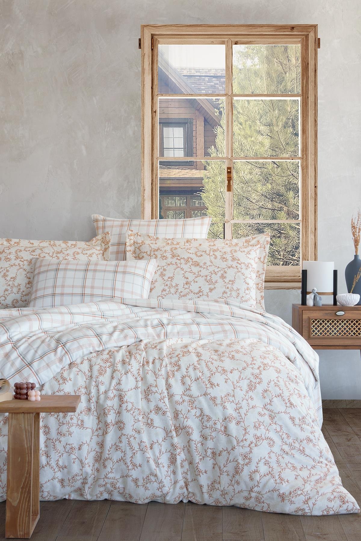 Flanel Çift Kişilik Nevresim Takımı Essence