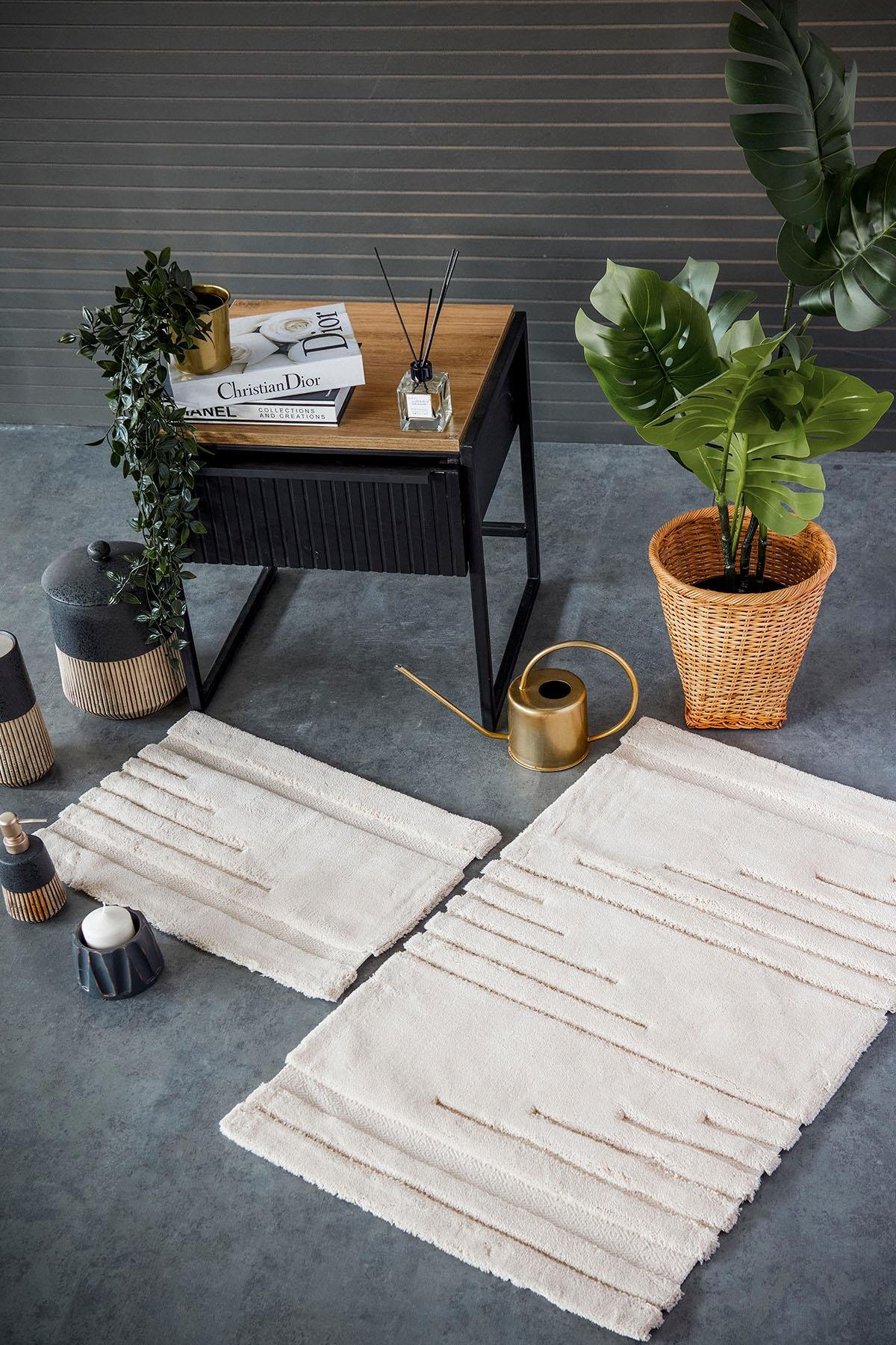 Vegas Paspas Seti Bej / 40x60-60x100 cm