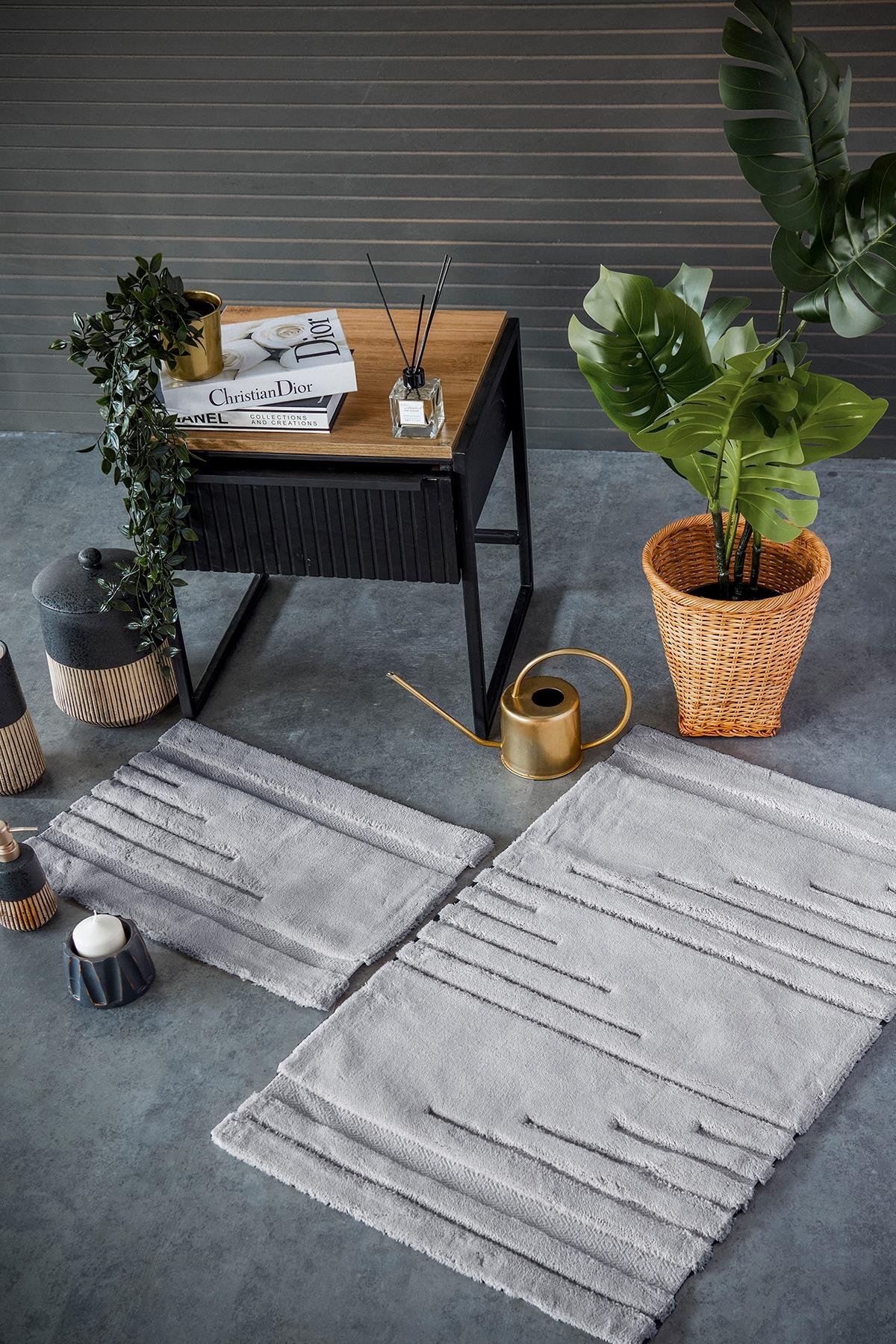 Vegas Paspas Seti Açık Gri / 40x60-60x100 cm