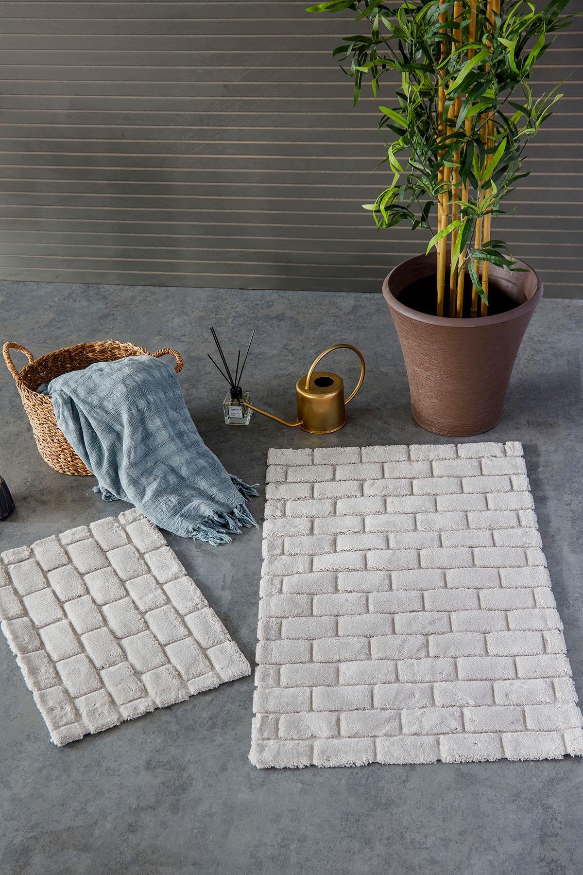 Wall Paspas Seti Açık Gri / 40x60-60x100 cm