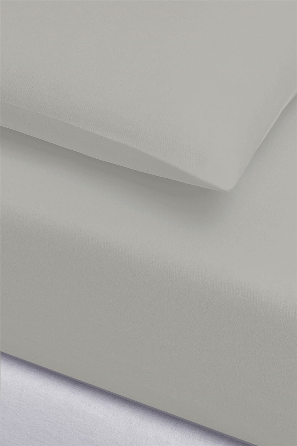 İgi Ranforce Tek Kişilik Lastikli Çarşaf Yastık Set 100x200+30 cm - Bej