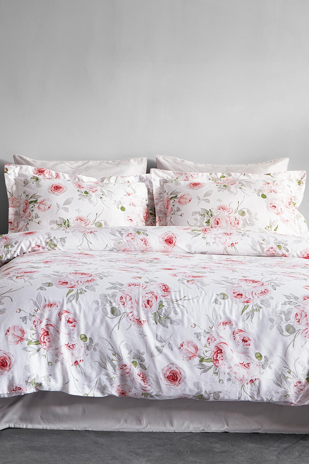 Pamuk Saten Çift Kişilik Nevresim Takımı - Rosemary