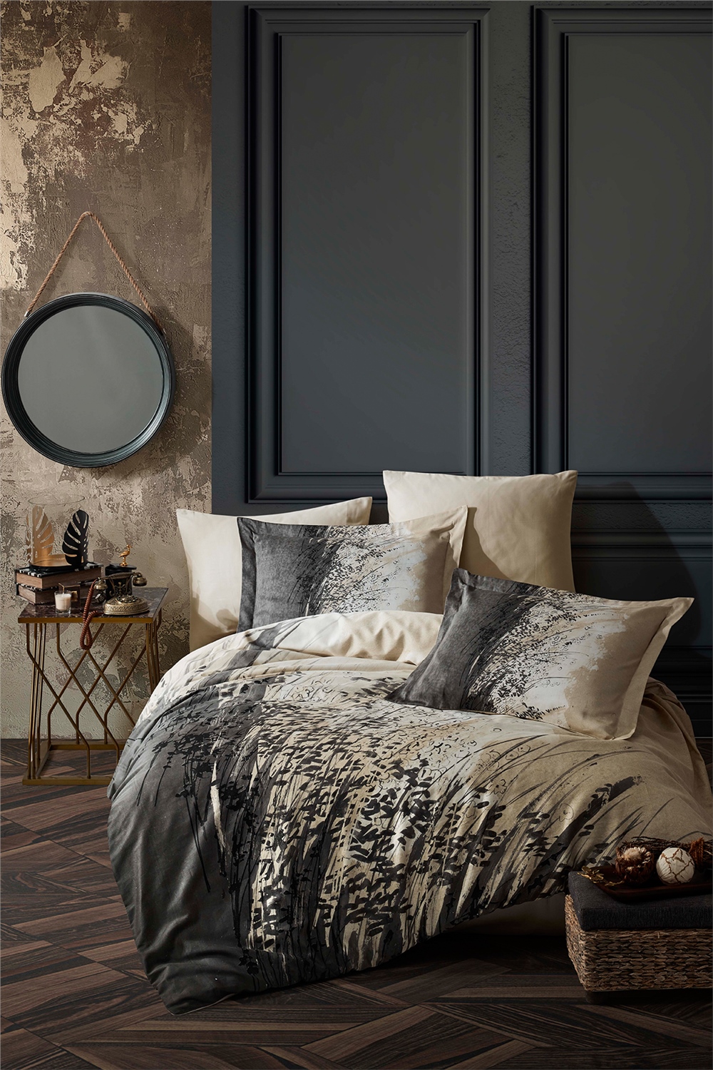 Pamuk Saten Çift Kişilik Nevresim Takımı - Nish