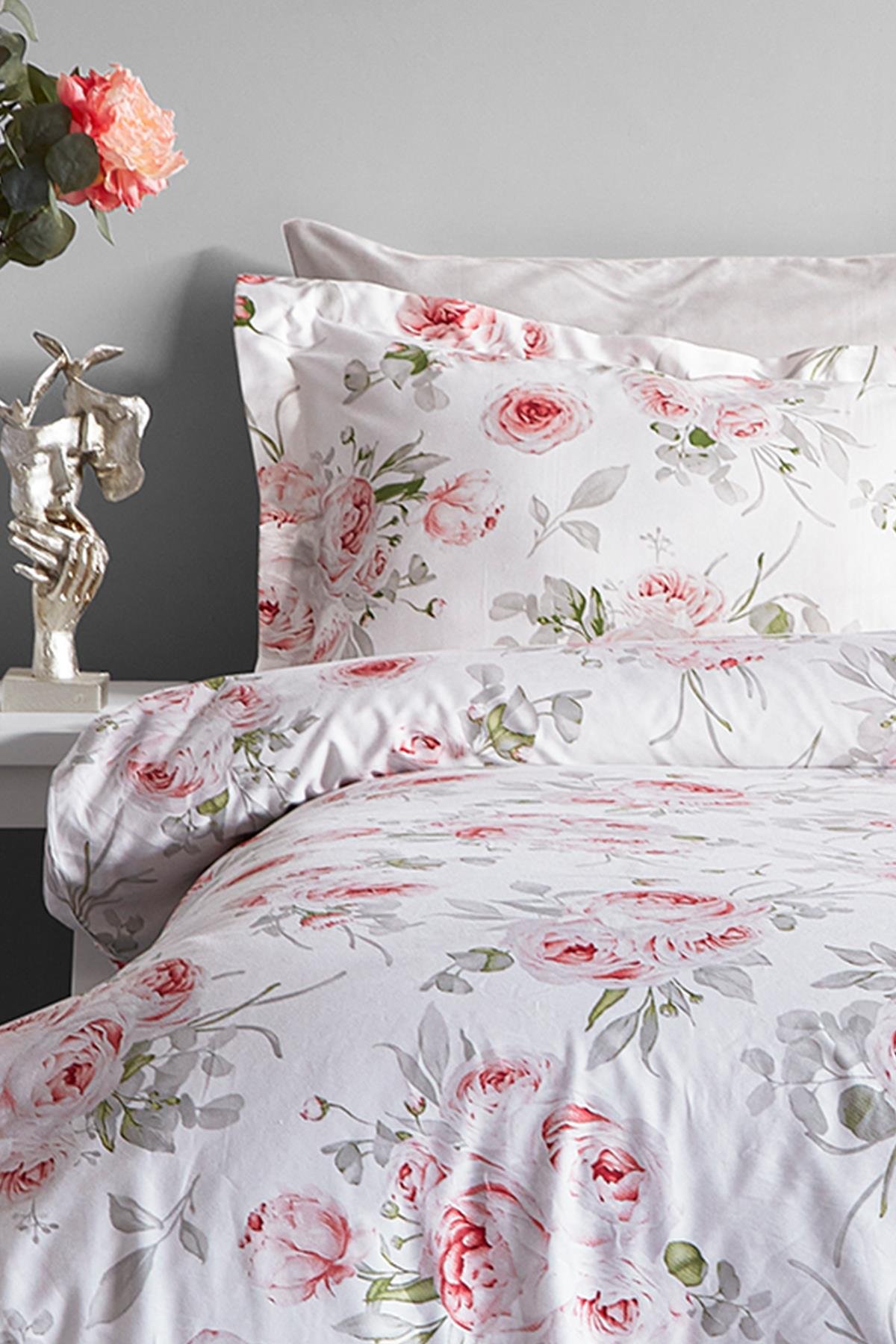 Pamuk Saten Çift Kişilik Nevresim Takımı - Rosemary