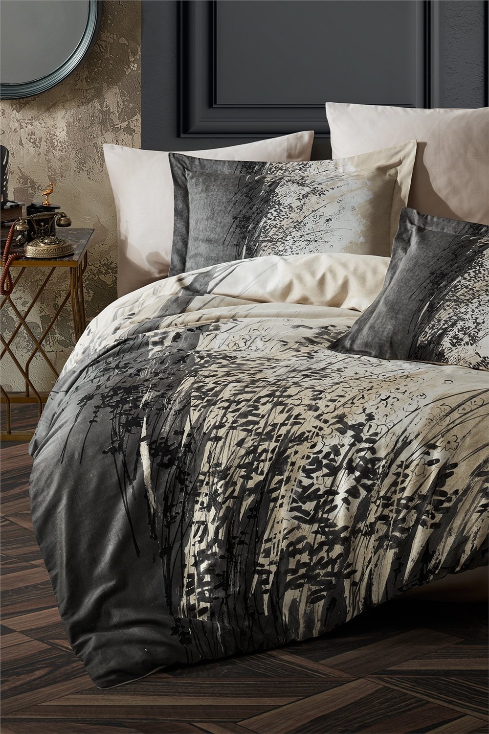 Pamuk Saten Çift Kişilik Nevresim Takımı - Nish