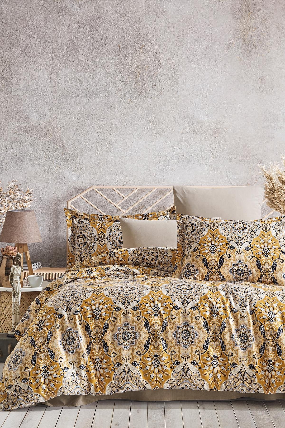 Pamuk Saten Çift Kişilik Nevresim Takımı - La Maison Hardal