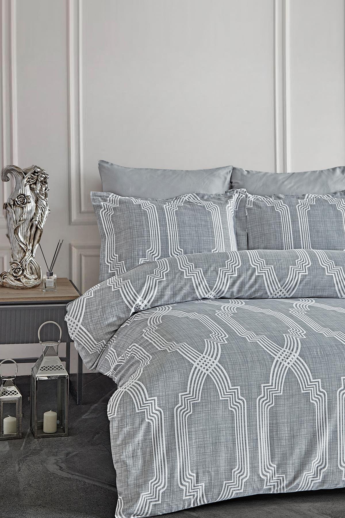 Pamuk Saten Çift Kişilik Nevresim Takımı - Exxen Antra