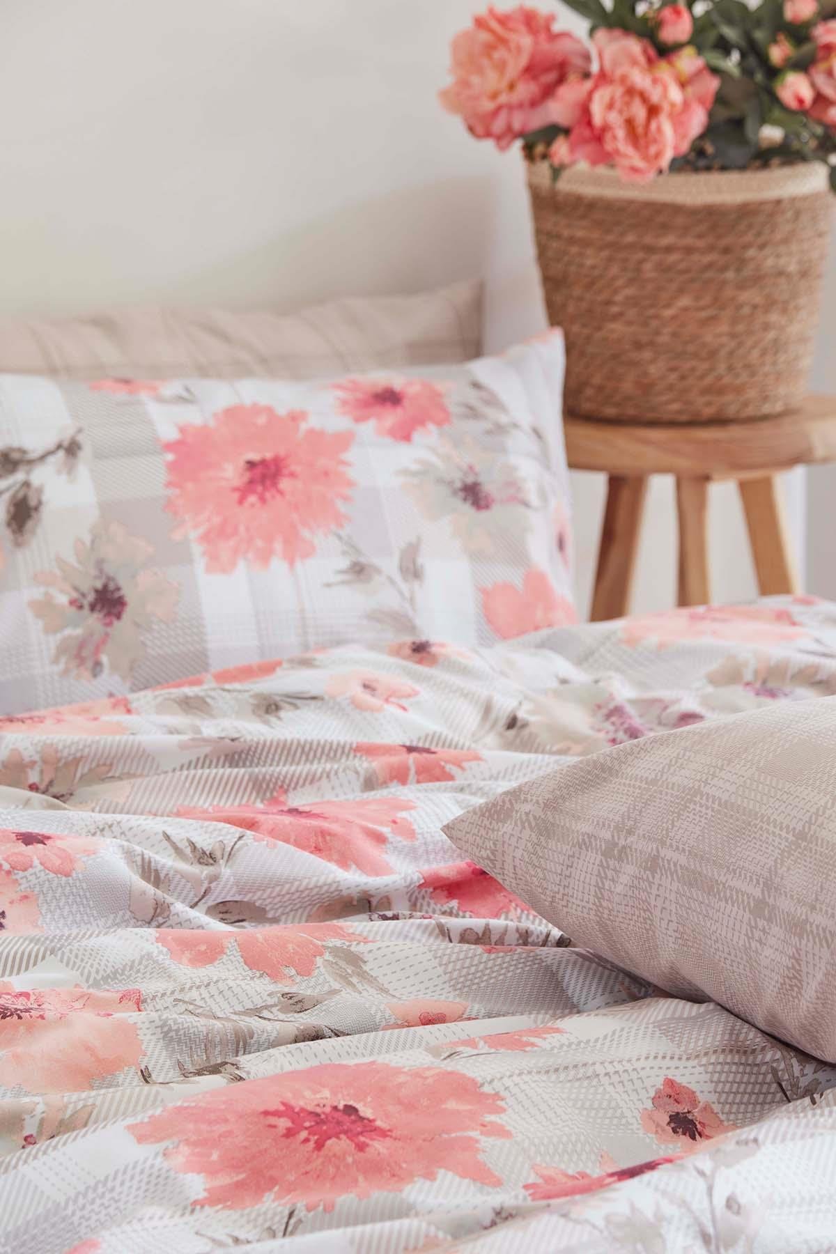 Poplin Tek Kişilik Nevresim Takımı  - Tiffany