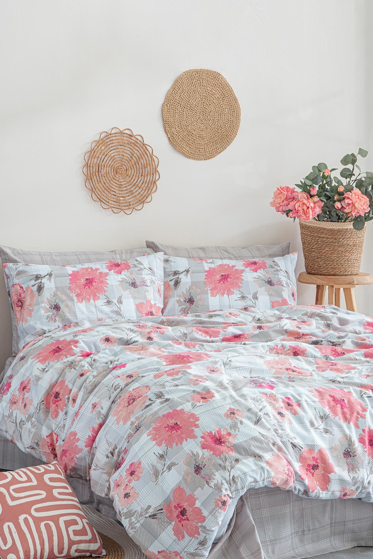 Poplin Tek Kişilik Nevresim Takımı  - Tiffany