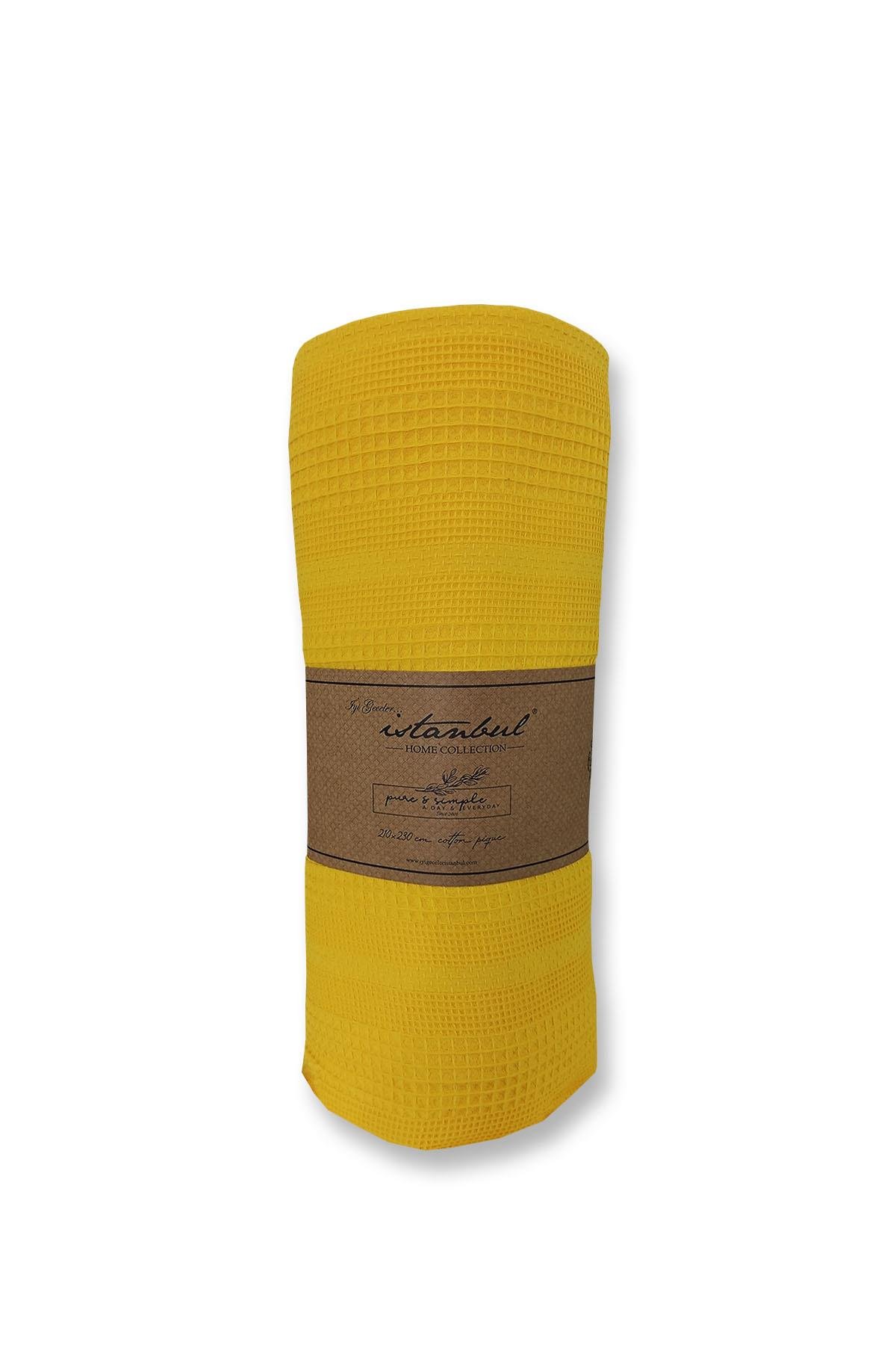 Pure Simple Single Size Pique - Yellow
