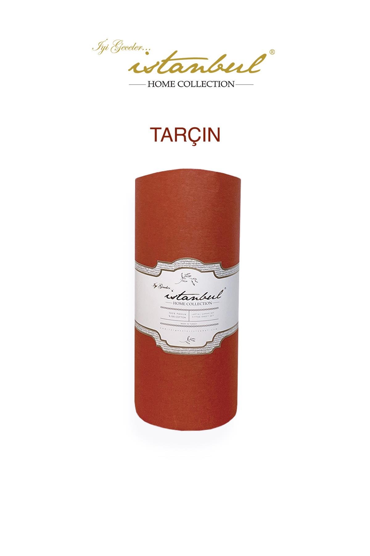 Ranforce Tek Kişilik Fitted Çarşaf Set 120x200+30 cm - Tarçın