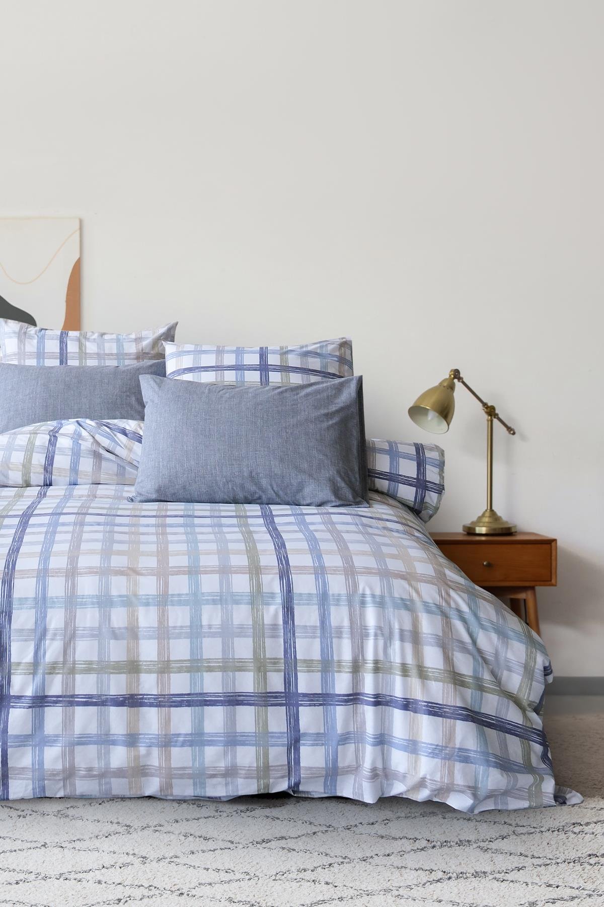 Ranforce Tek Kişilik Nevresim Takımı - Jody İndigo