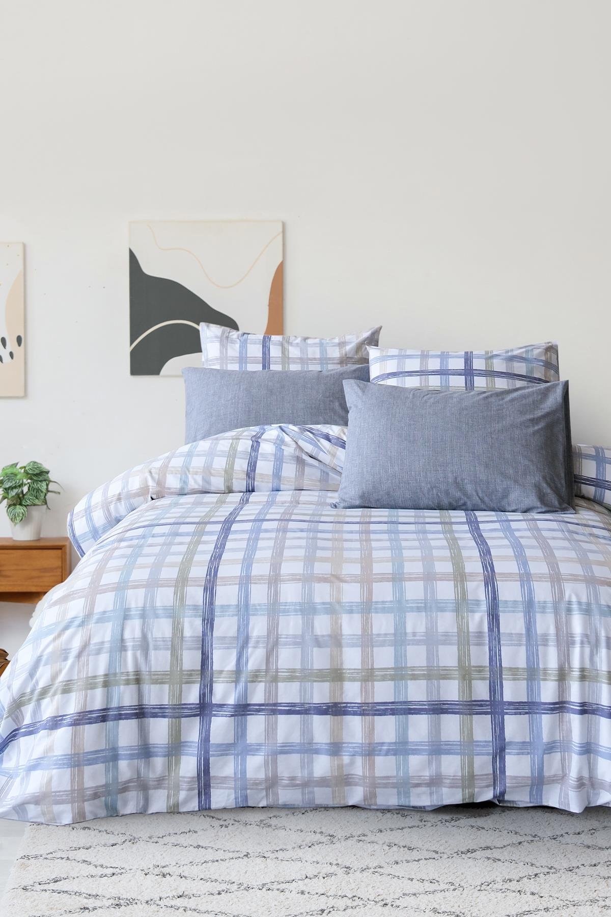 Ranforce Tek Kişilik Nevresim Takımı - Jody İndigo