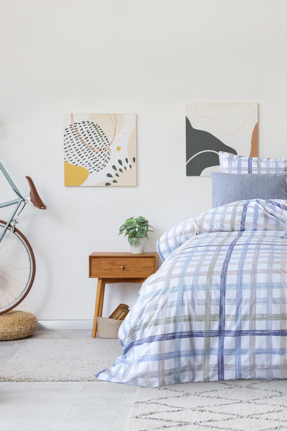 Ranforce Tek Kişilik Nevresim Takımı - Jody İndigo