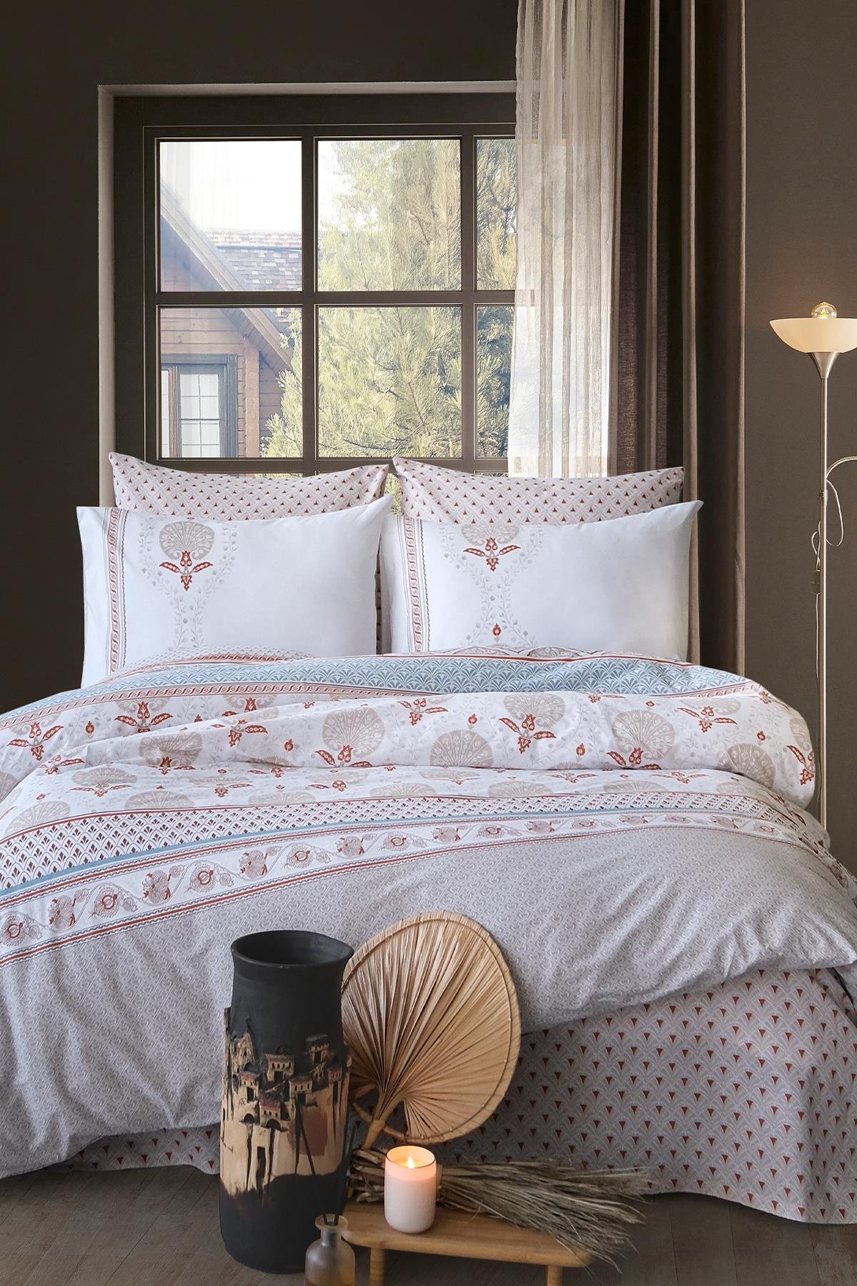 Ranforce Tek Kişilik Nevresim Takımı - Lalezar Kiremit