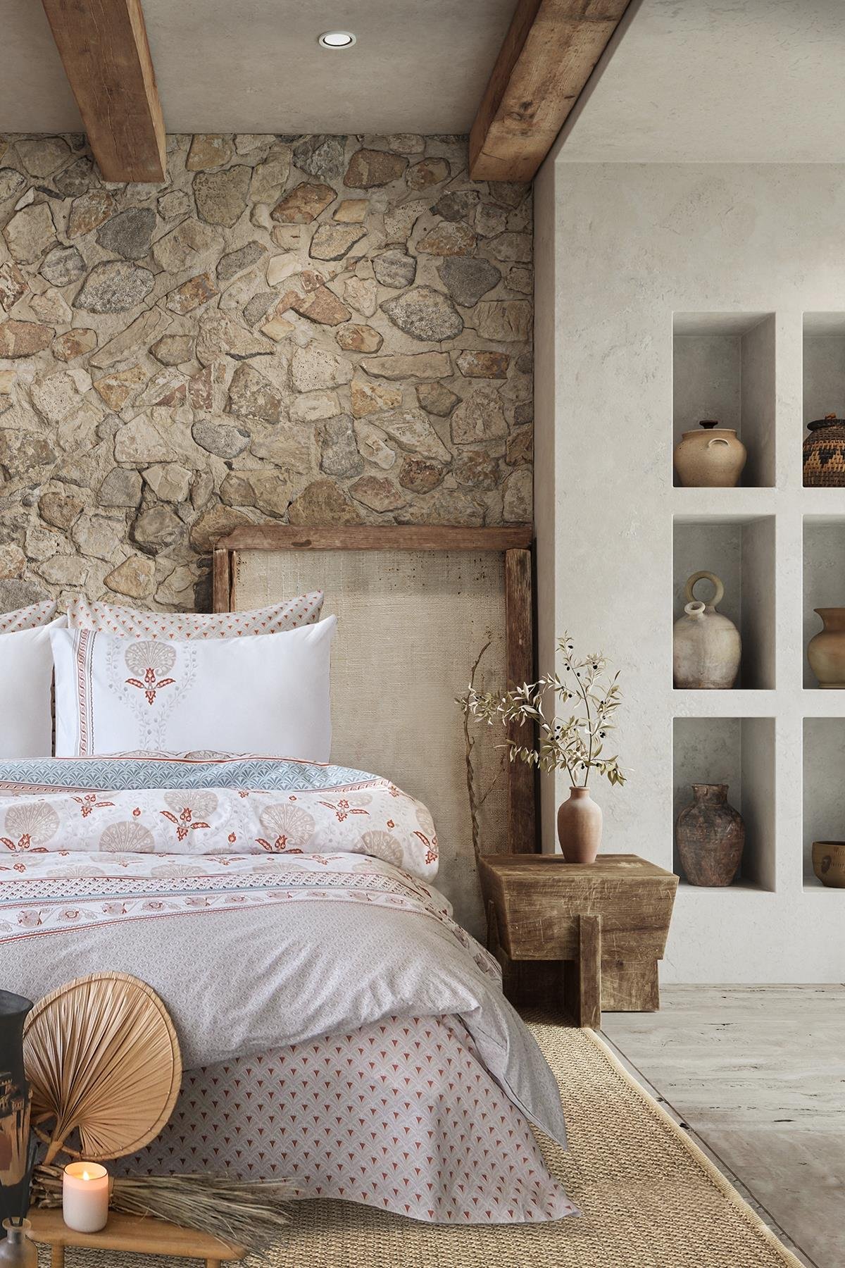 Ranforce Tek Kişilik Nevresim Takımı - Lalezar Kiremit