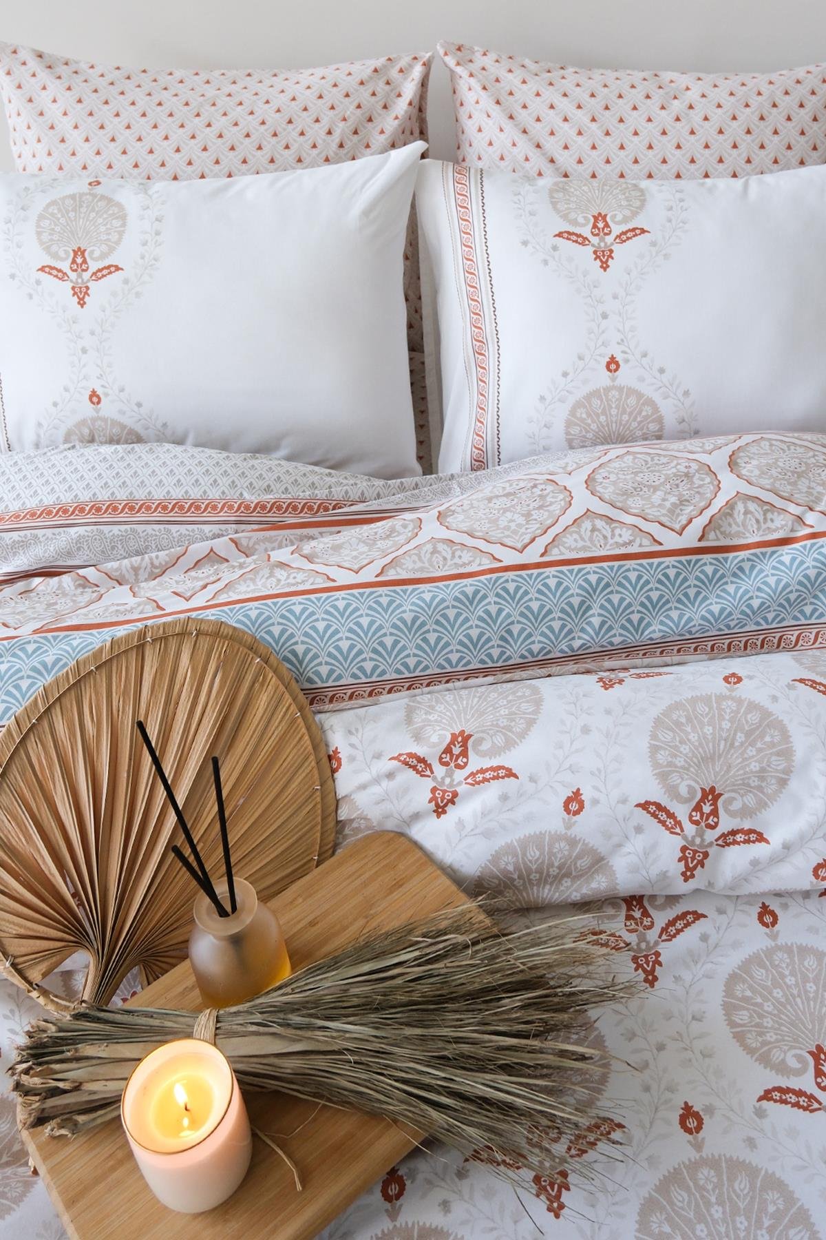 Ranforce Tek Kişilik Nevresim Takımı - Lalezar Kiremit