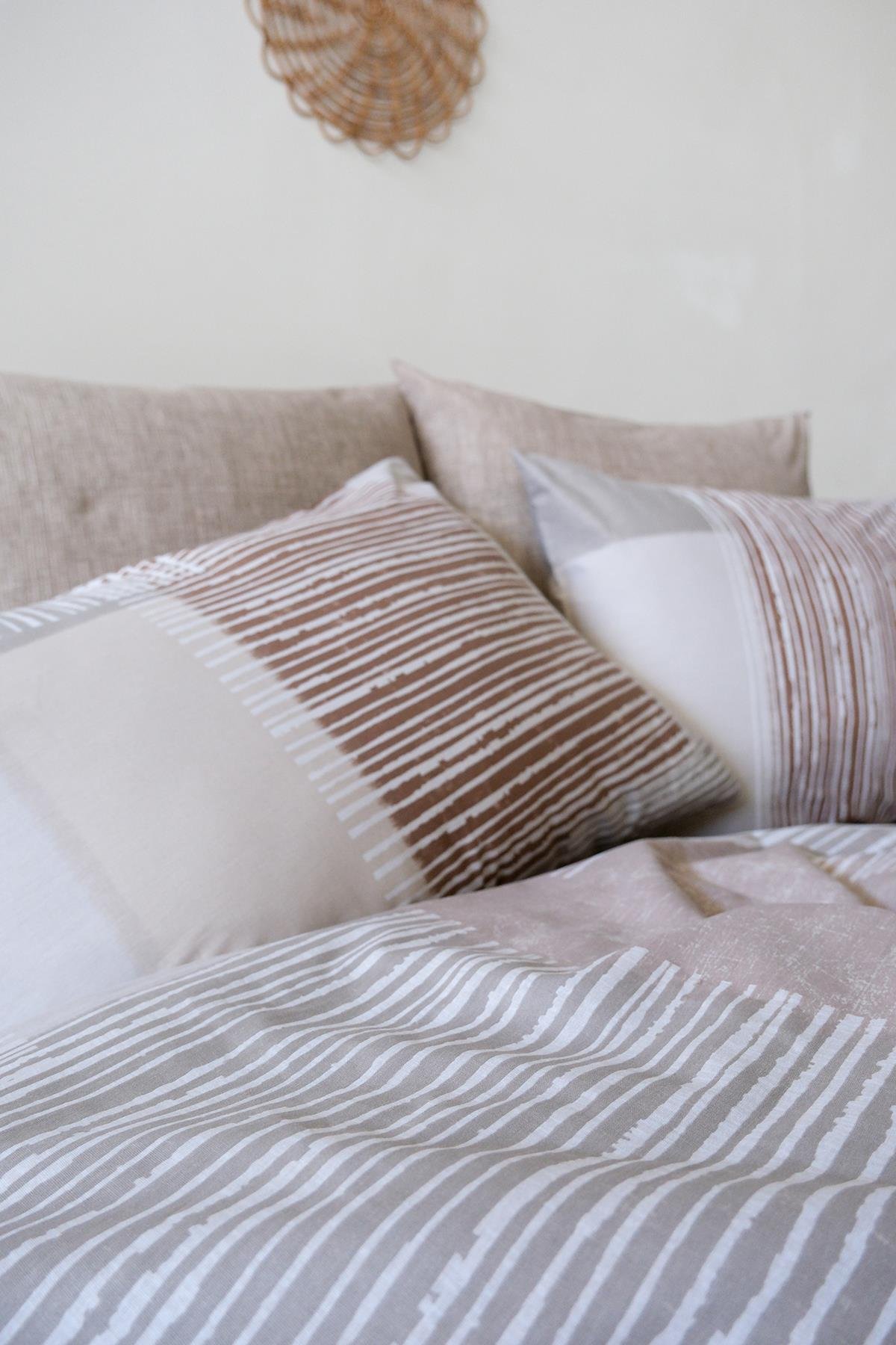 Ranforce Tek Kişilik Nevresim Takımı - Latte