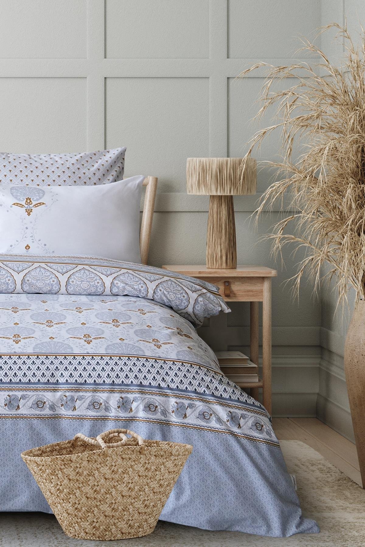 Ranforce Tek Kişilik Nevresim Takımı - Lalezar Mavi