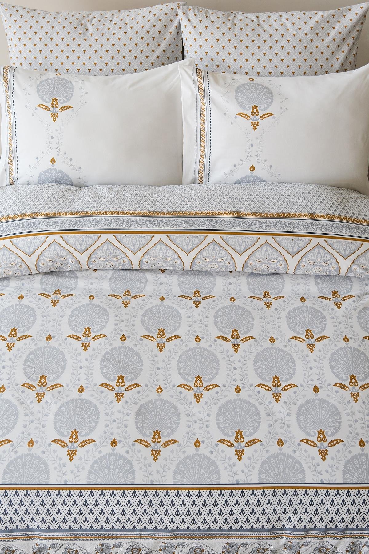 Ranforce Tek Kişilik Nevresim Takımı - Lalezar Mavi