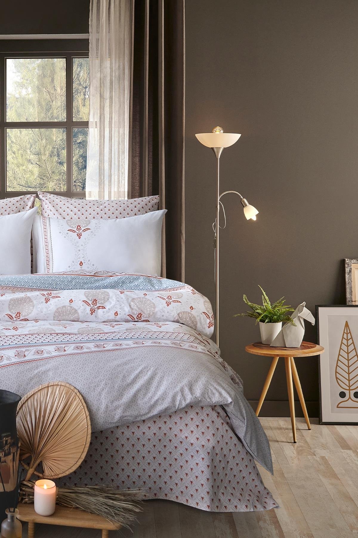 Ranforce Tek Kişilik Nevresim Takımı - Lalezar Kiremit