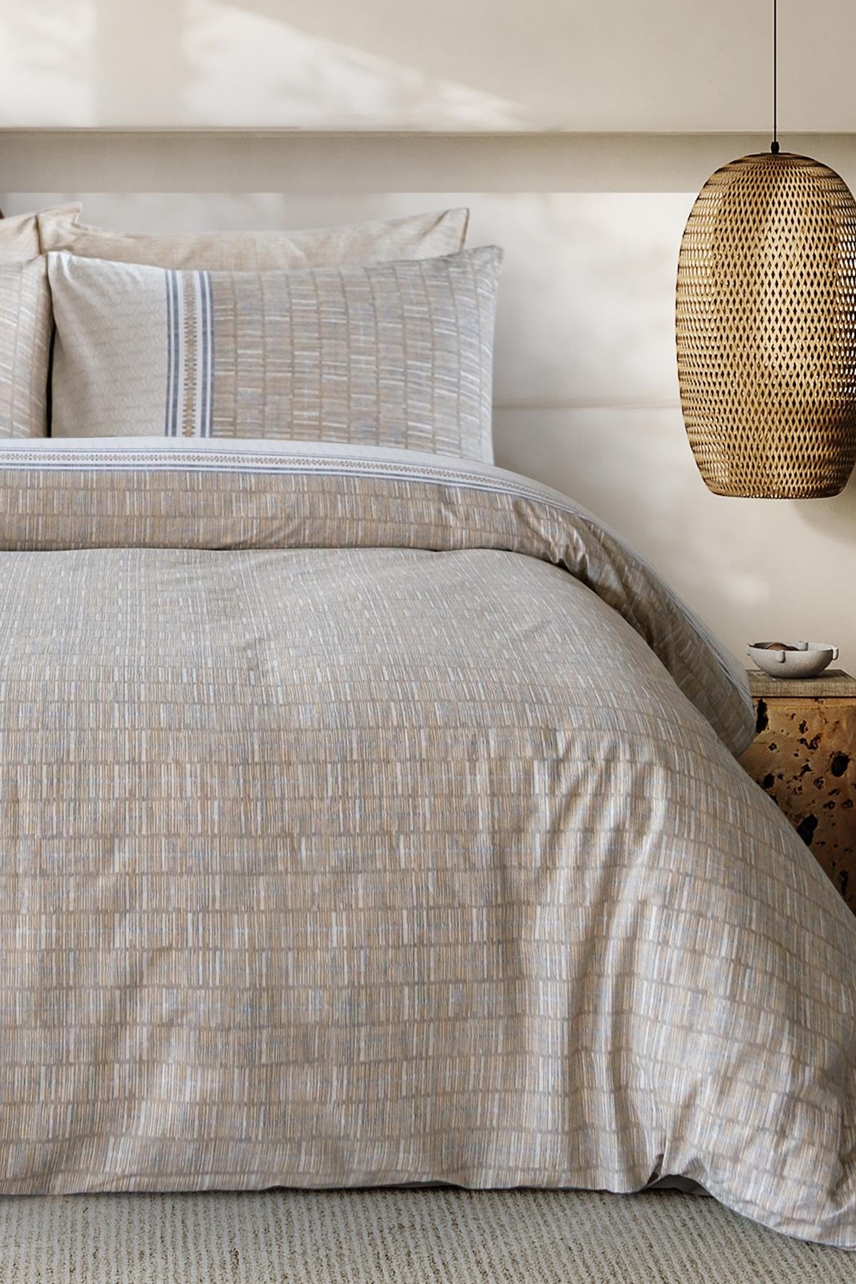 Ranforce Tek Kişilik Nevresim Takımı - Milet Bej