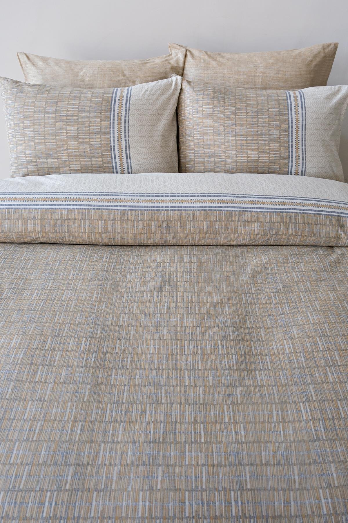 Ranforce Tek Kişilik Nevresim Takımı - Milet Bej