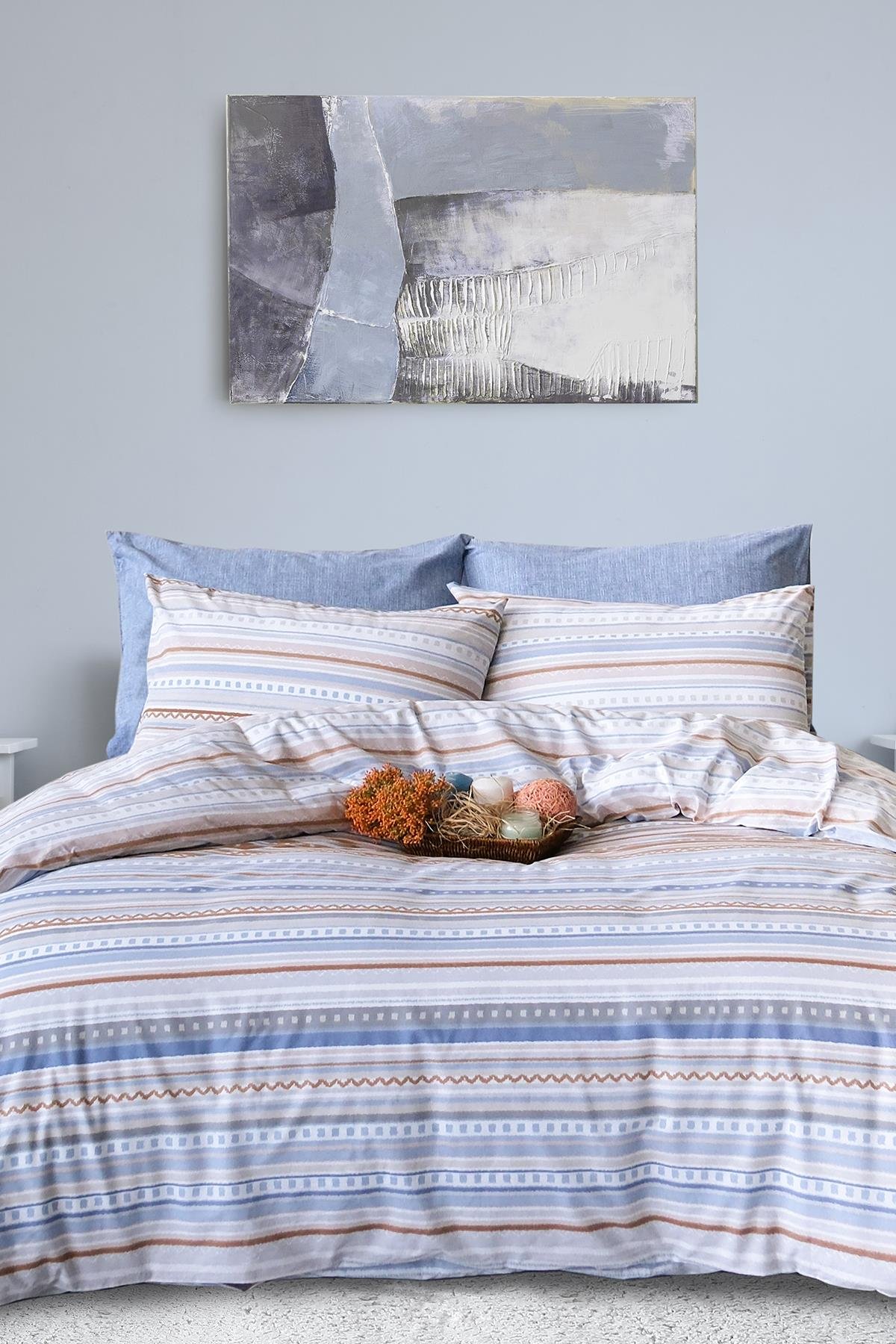 Ranforce Tek Kişilik Nevresim Takımı - Scala Kahve