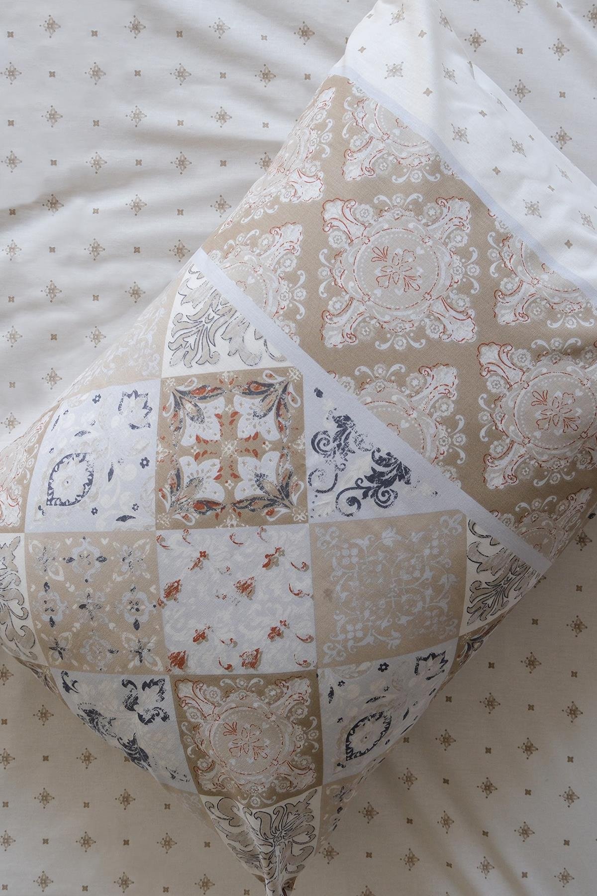 Ranforce Tek Kişilik Nevresim Takımı - Sonya Bej