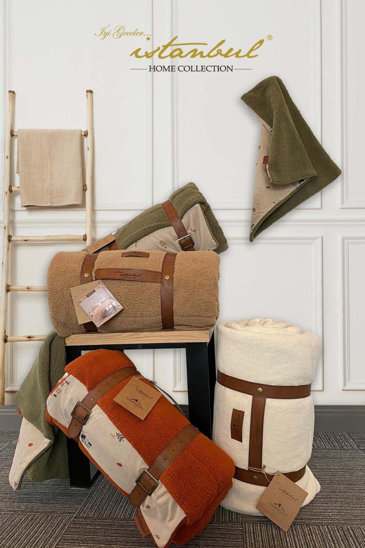 Sherwood Çift Kişilik Yatak Örtüsü Seti Haki