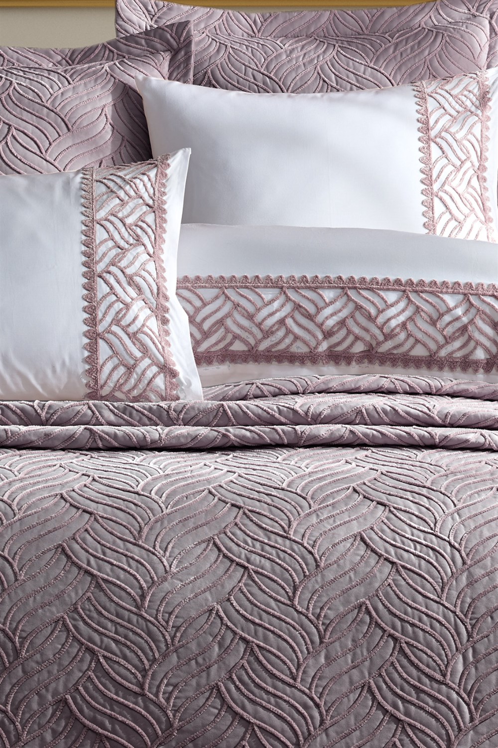 Tallia Double Size Wedding Set - Mürdüm