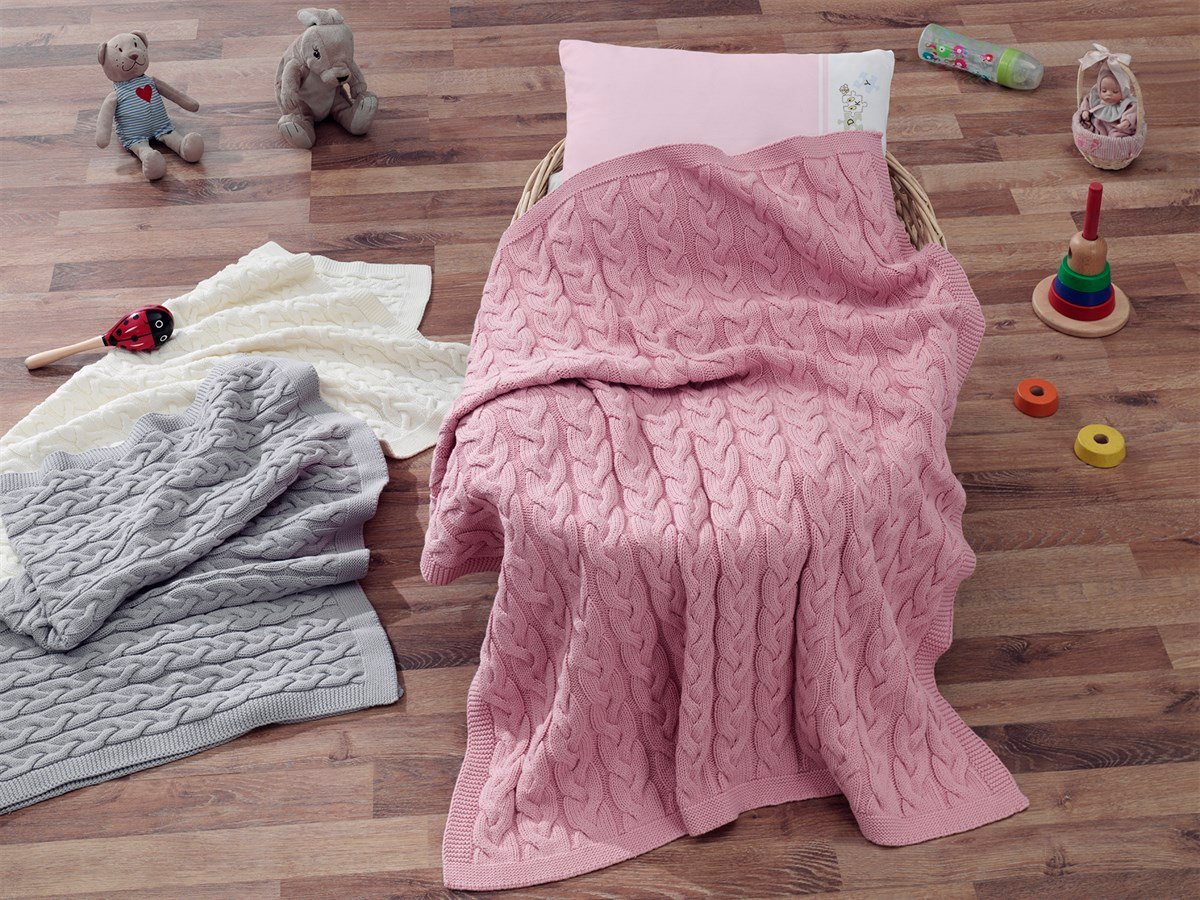 Baby Love Battaniye 80X90 Pudra