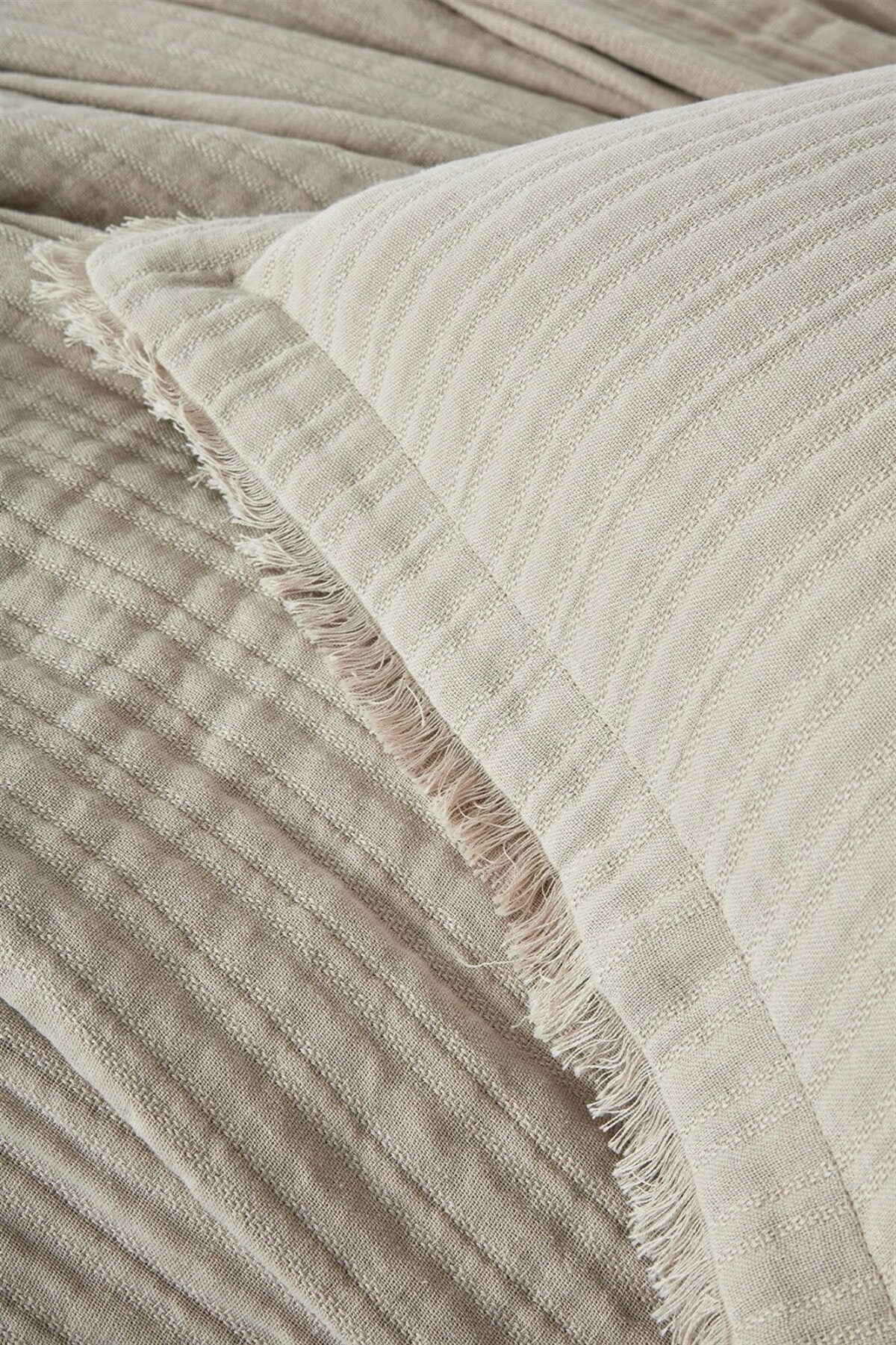 Ecocotton Armina Müslin Yatak Örtüsü Bej 220*240