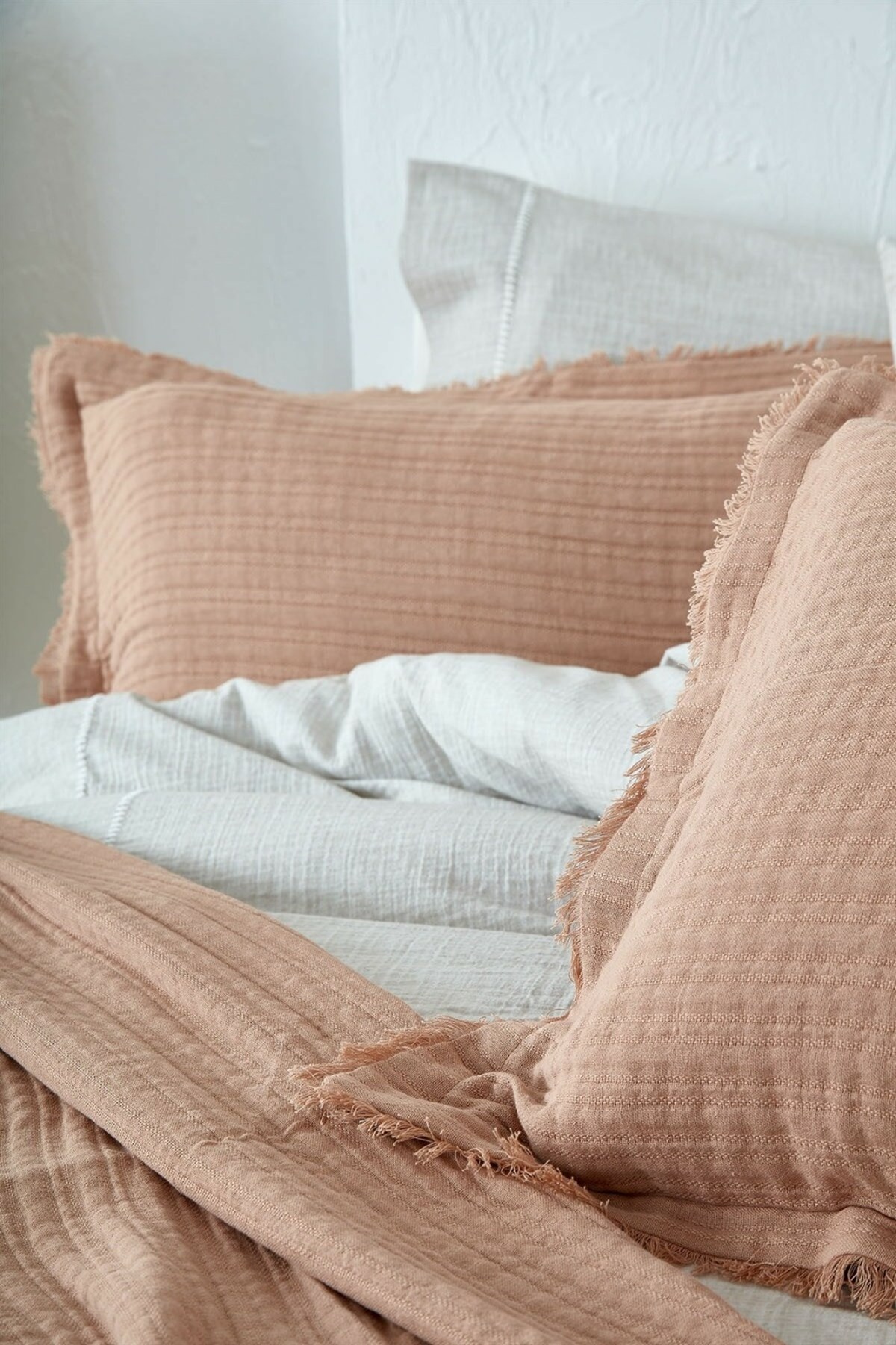 Ecocotton Armina Müslin Yatak Örtüsü Terra 220*240