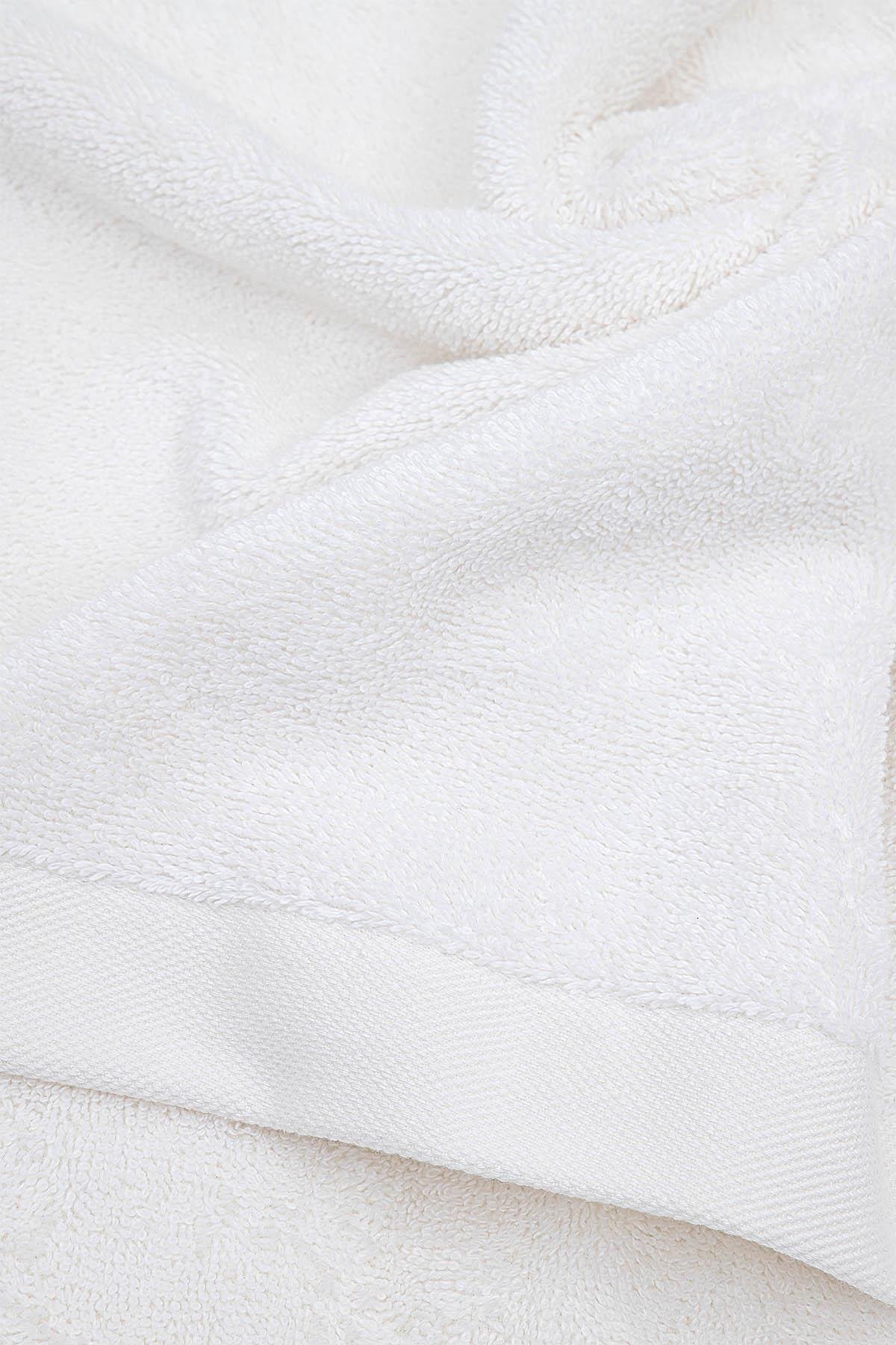 Ecocotton Basic Banyo Havlusu %100 Organik Pamuk Krem 80x150 Cm