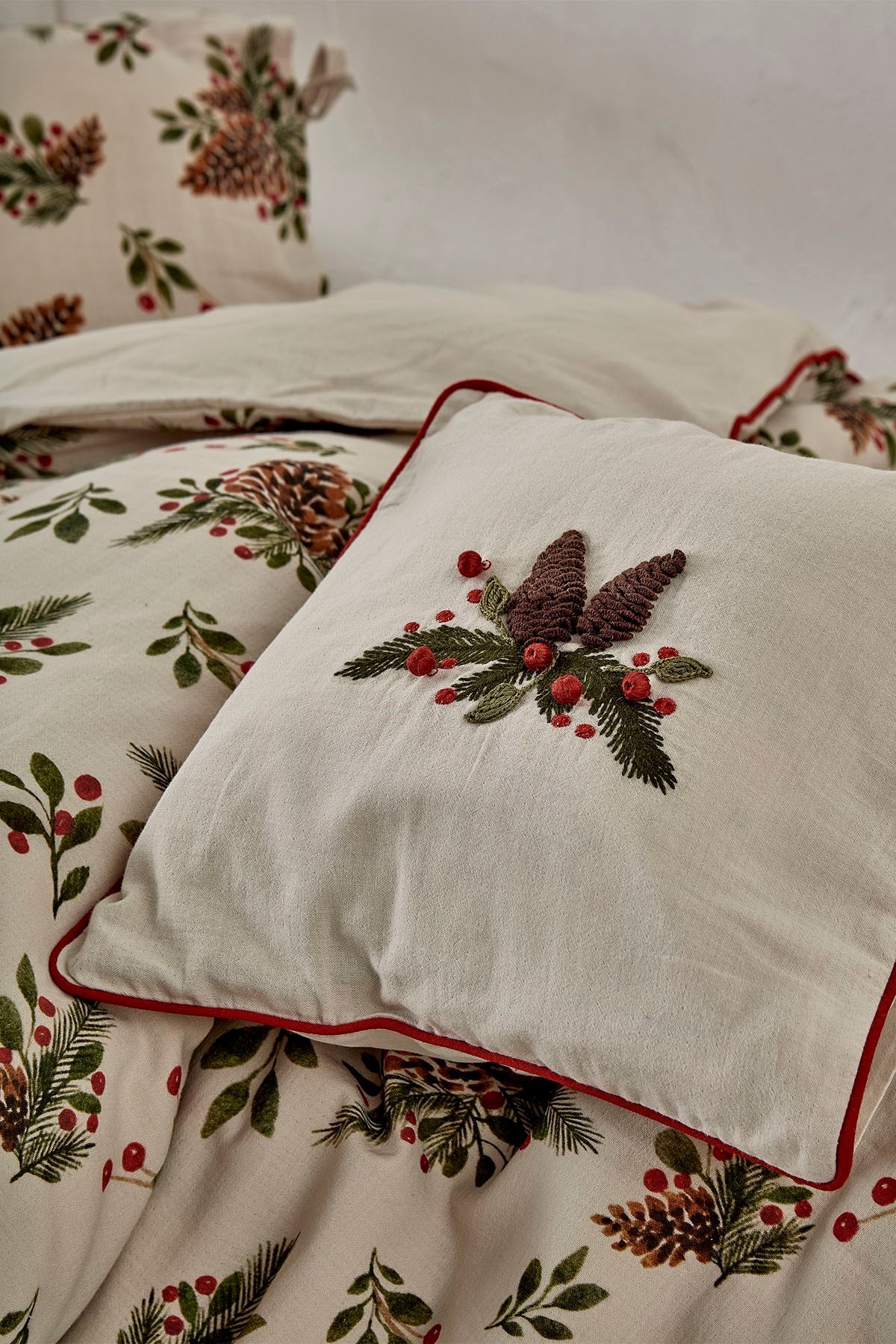 Ecocotton Laden Bebek Nevresim Seti Baskılı 100*150