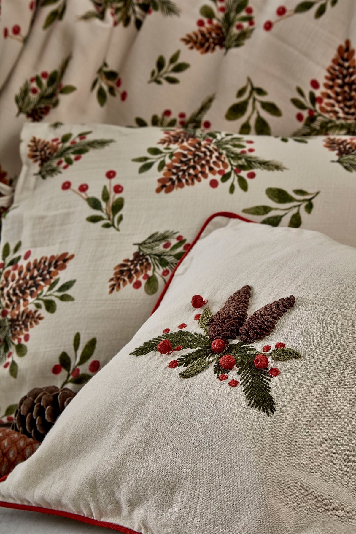 Ecocotton Laden Bebek Nevresim Seti Baskılı 100*150