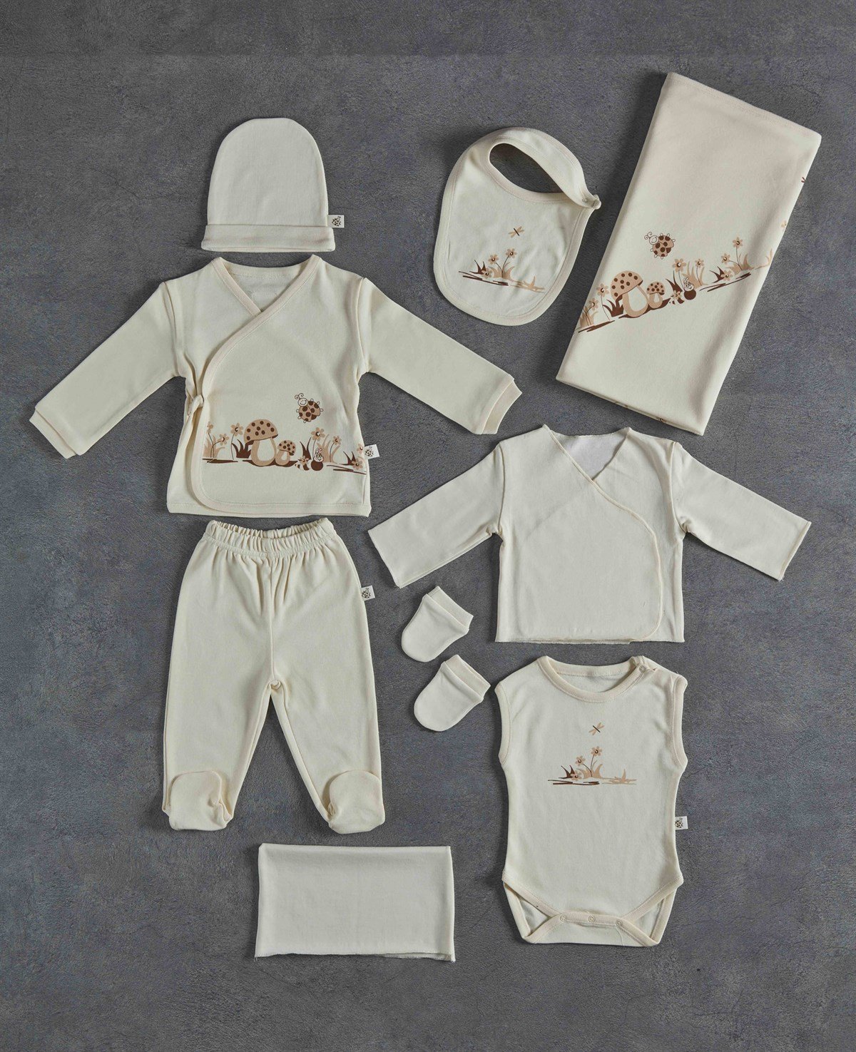 Ecocotton Lady Uğur Böceği Hastane Çıkışı 10'Lu Set