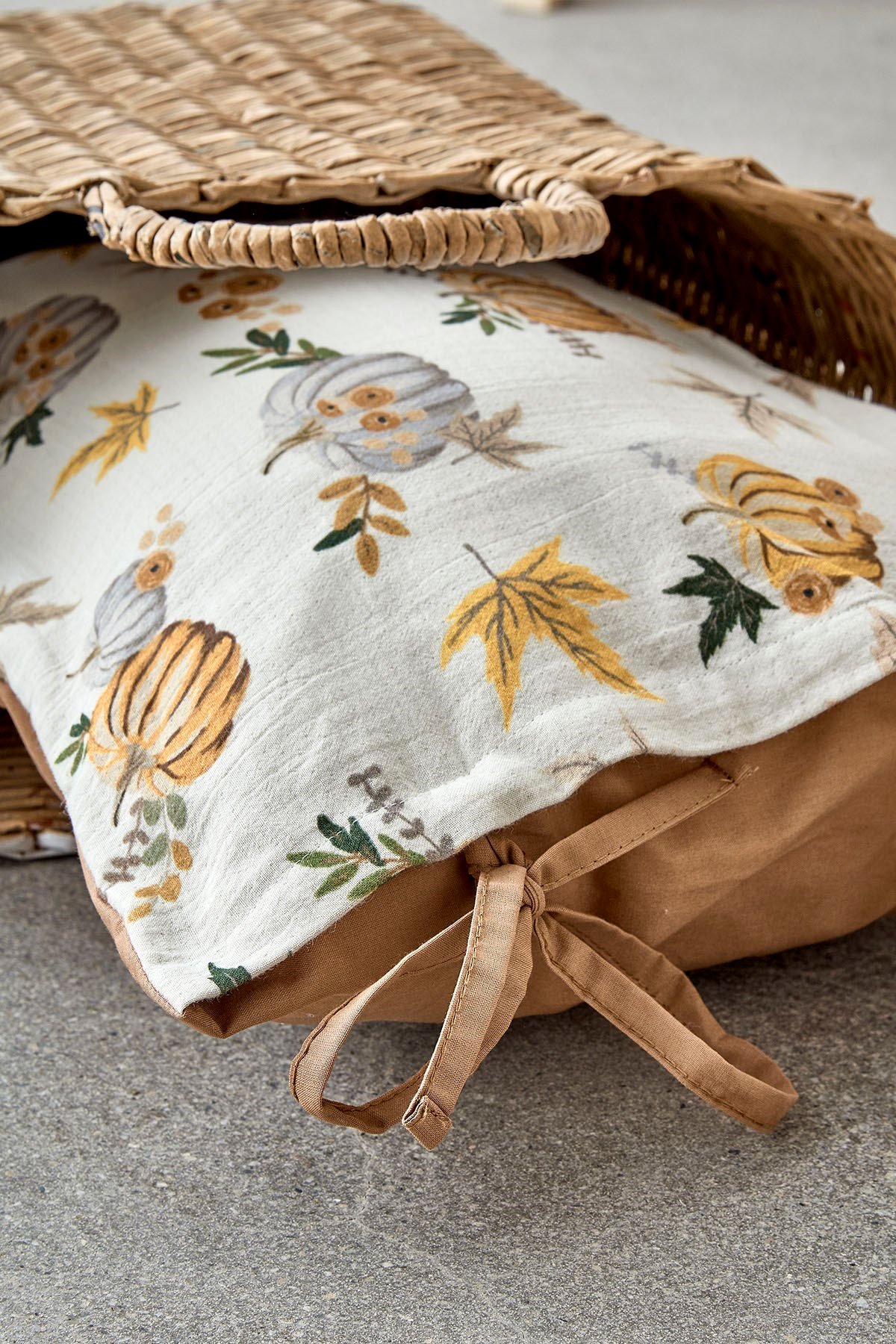 Ecocotton Pumpkin Bebek Nevresim Seti Baskılı 100*150