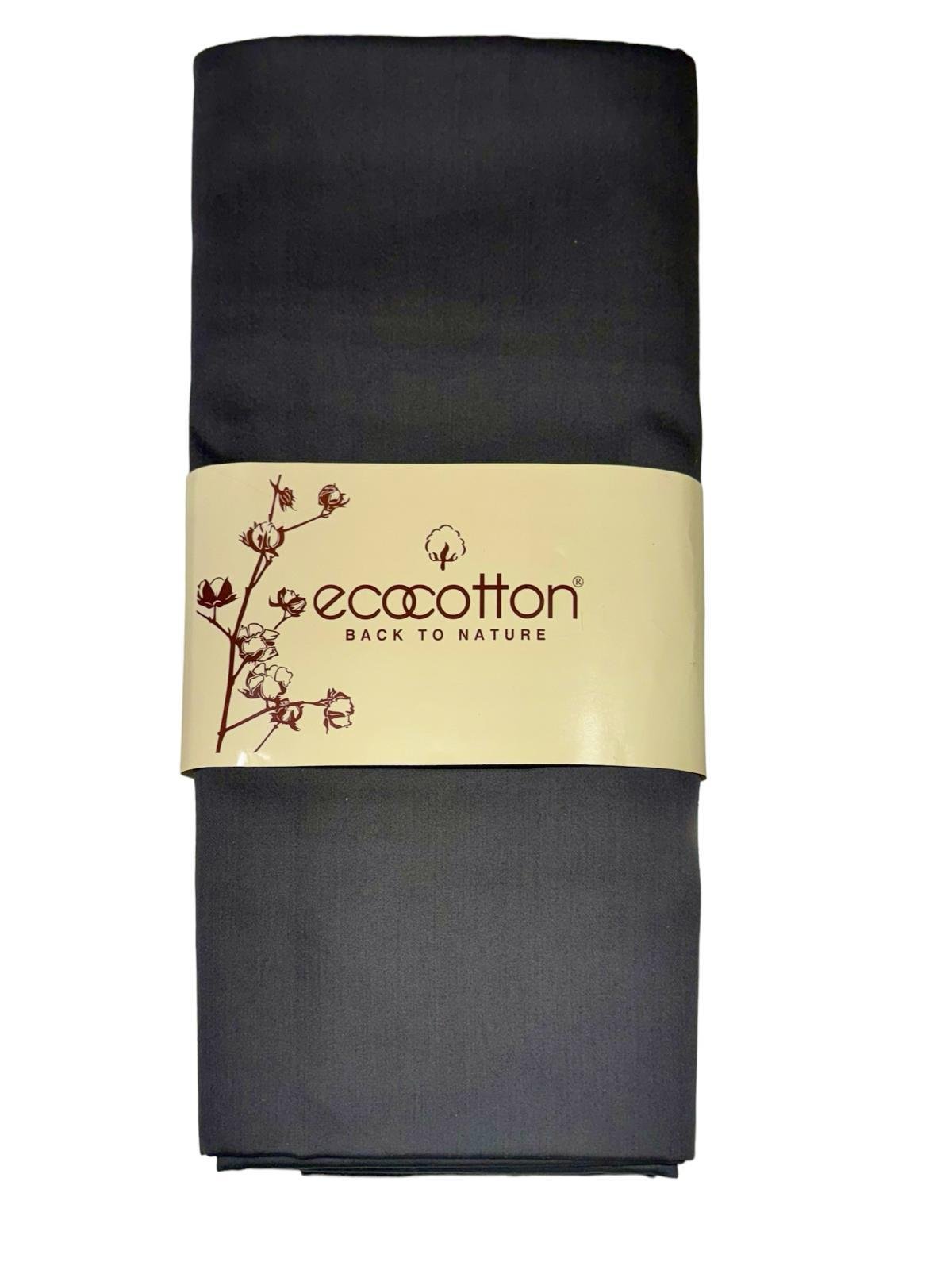 Ecocotton Yastık Kılıfı Antrasit 50*70 cm
