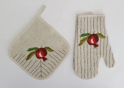 Fel 2200 Mutfak Seti 3 Parça (Önlük/Tut/El)