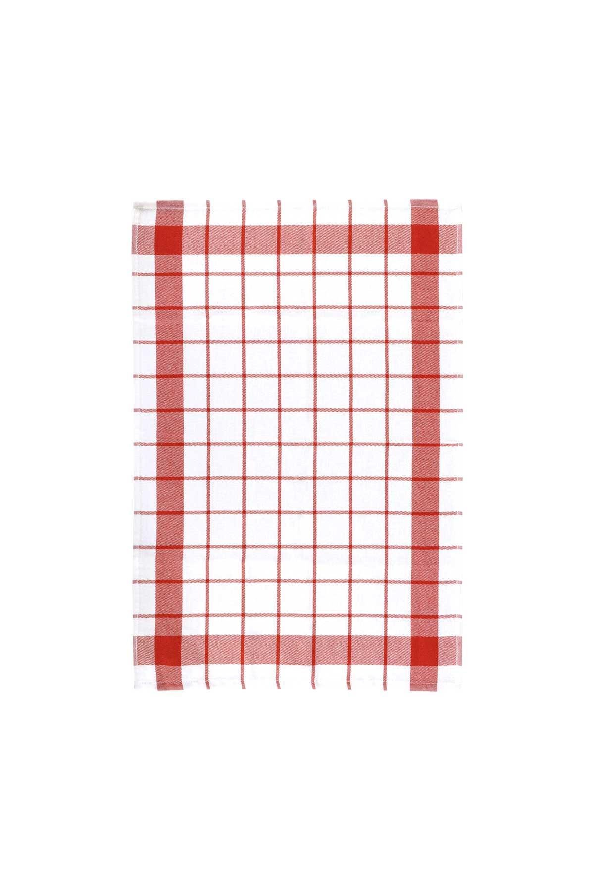 Green Black Esila 2'li Kurulama Bezi %100 Pamuklu İplik Boyalı Özel Dokuma Bej-Terra 45x65 cm