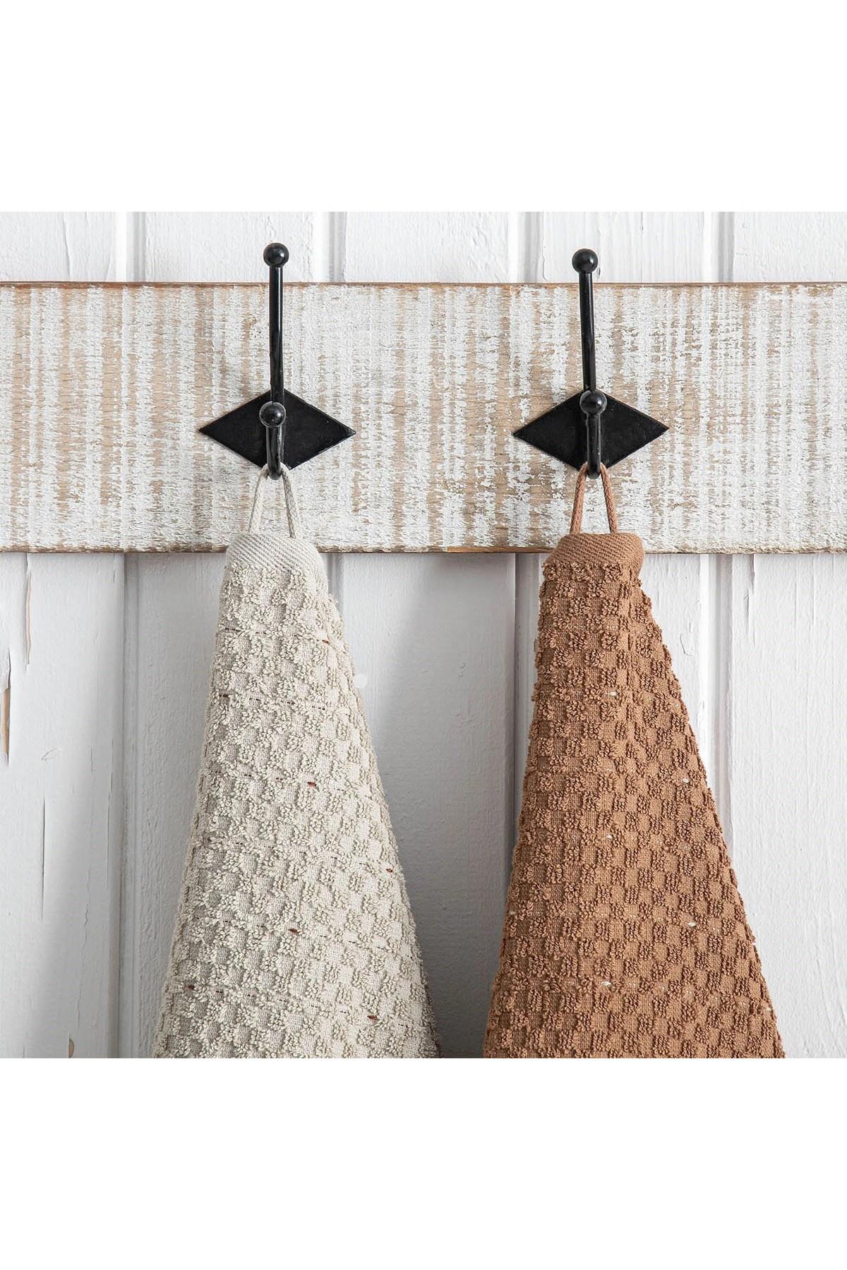 Green Black Parla 2'li Mutfak Havlusu Bej-Kahve