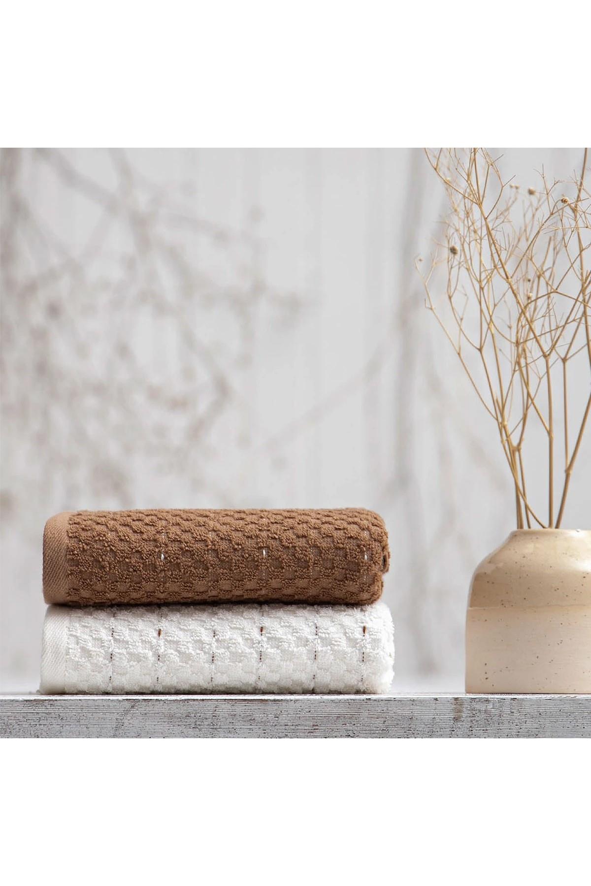 Green Black Parla 2'li Mutfak Havlusu Krem-Kahve