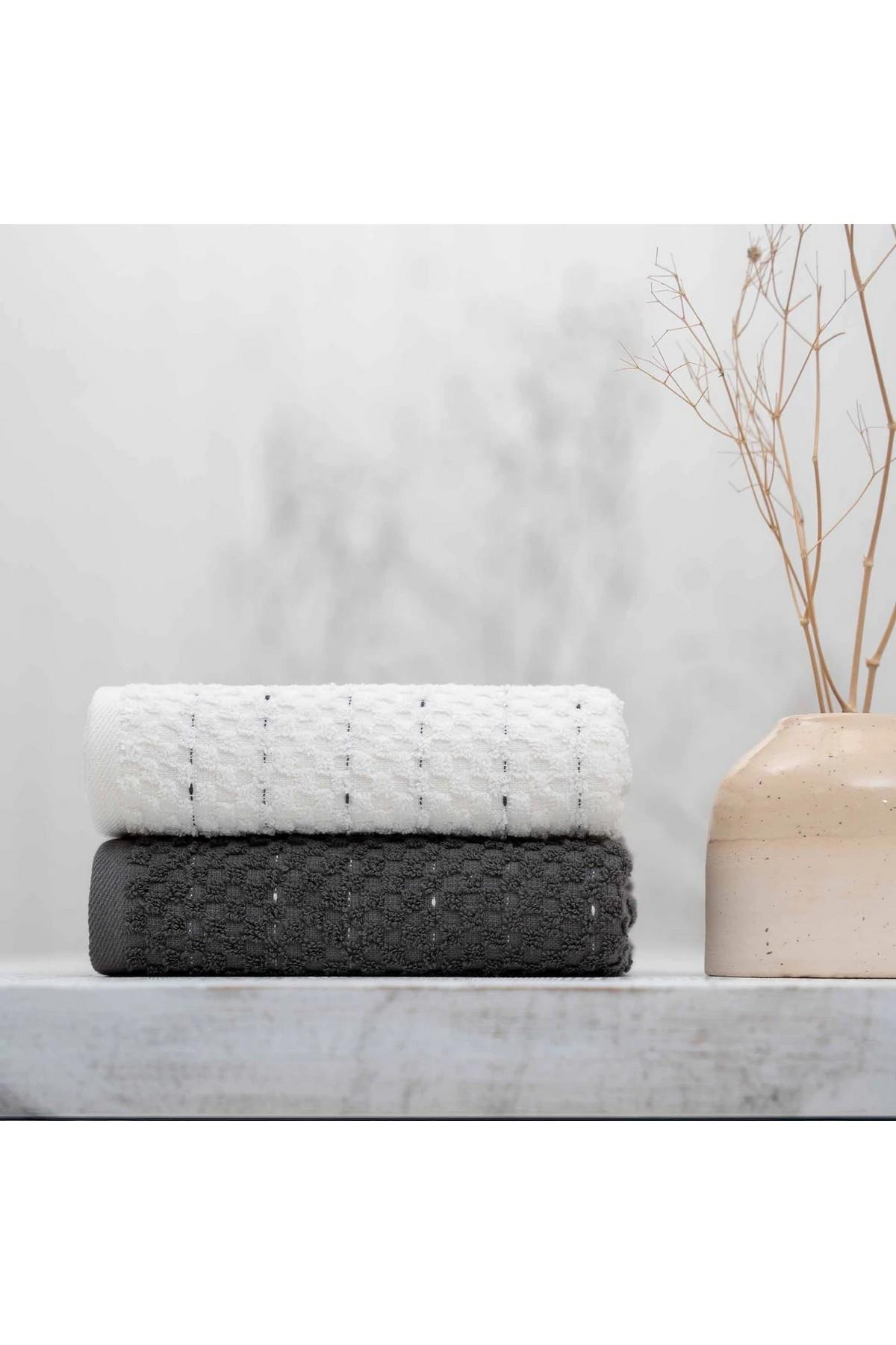 Green Black Parla 2'li Mutfak Havlusu Krem-Antrasit