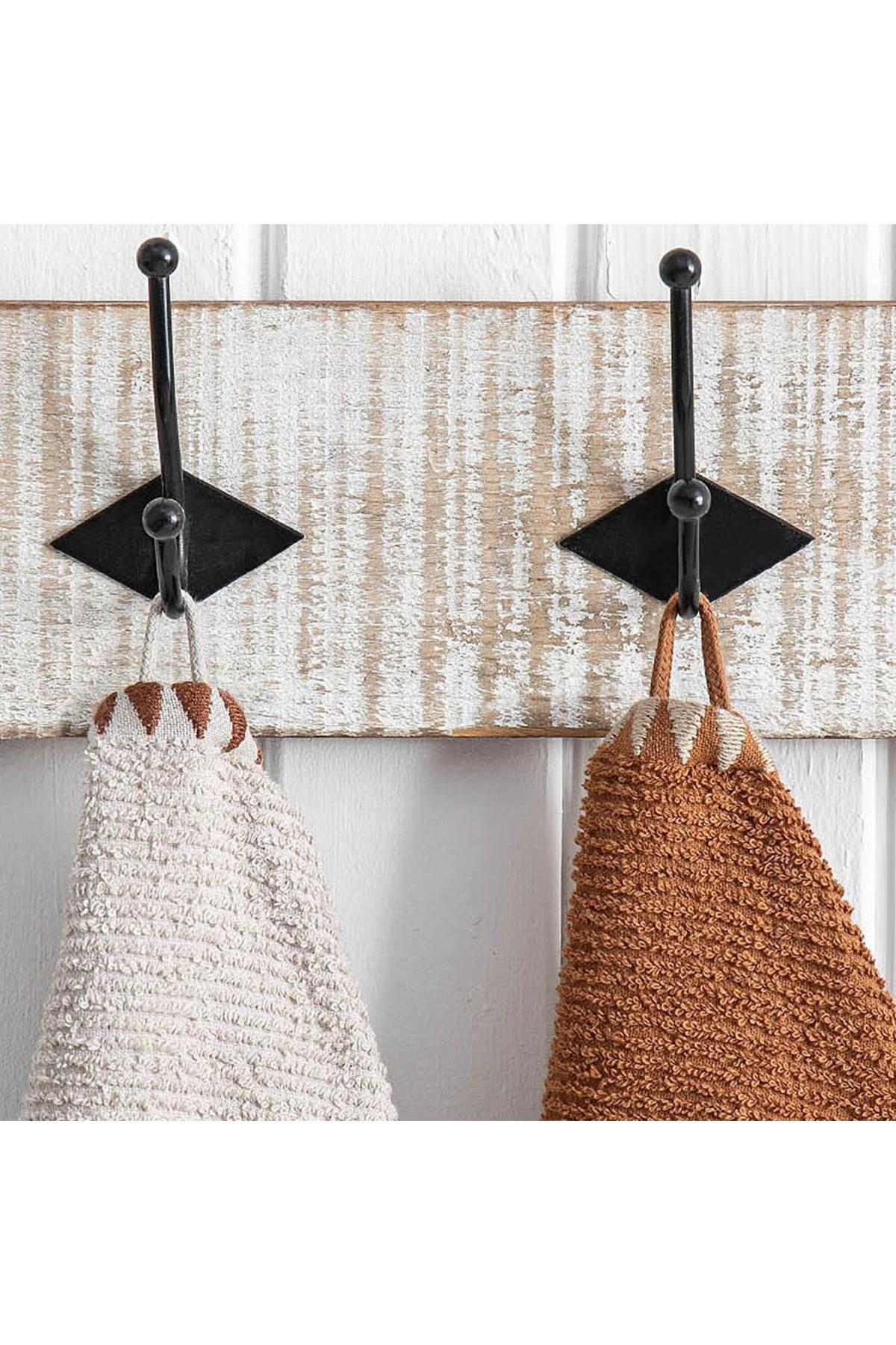 Green Black Vera 2'li Mutfak Havlusu Bej-Terra