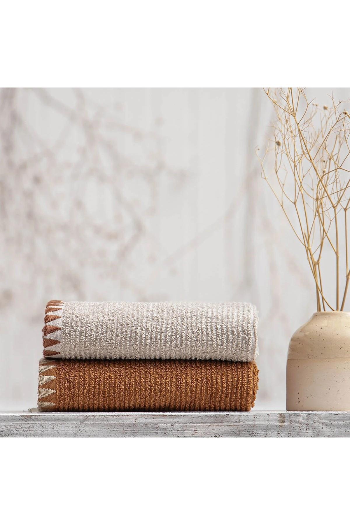 Green Black Vera 2'li Mutfak Havlusu Bej-Terra